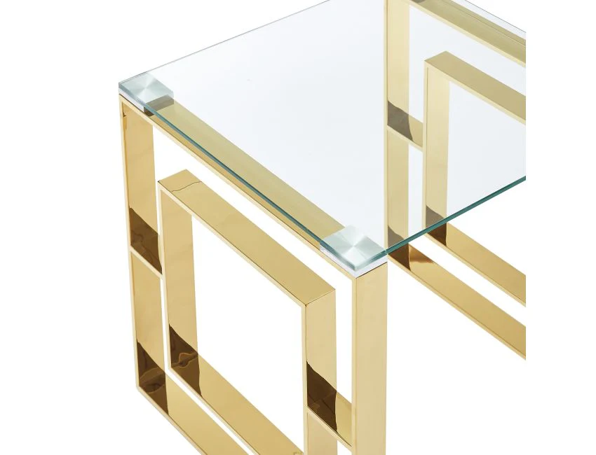 Eros Coffee Table in Gold - Image 5