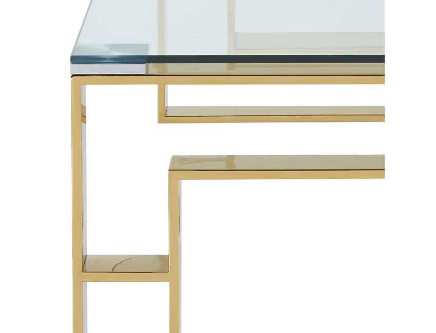 Eros Coffee Table in Gold - Image 6