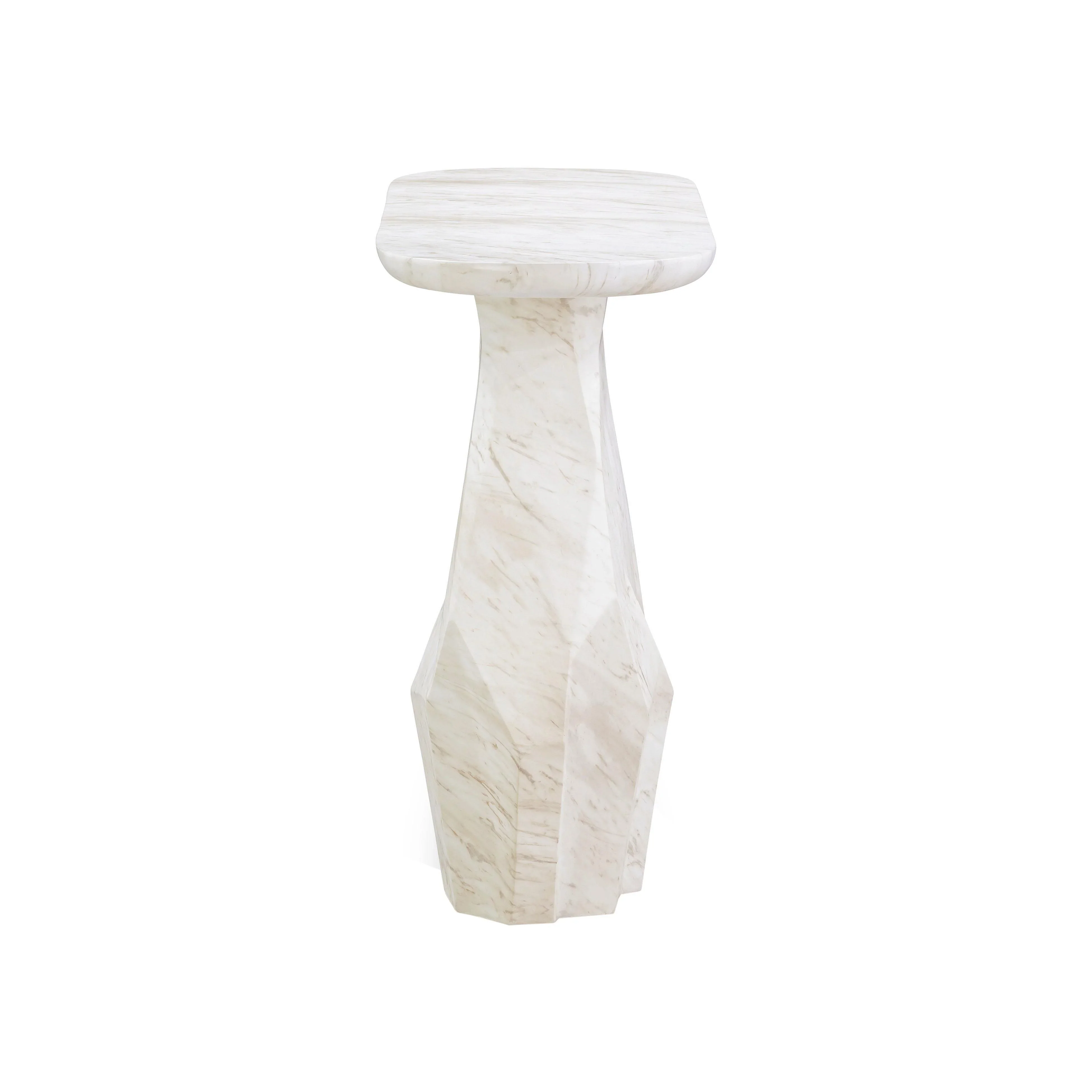 Esme 54" Faux Marble Indoor / Outdoor Long Console Table - Image 4