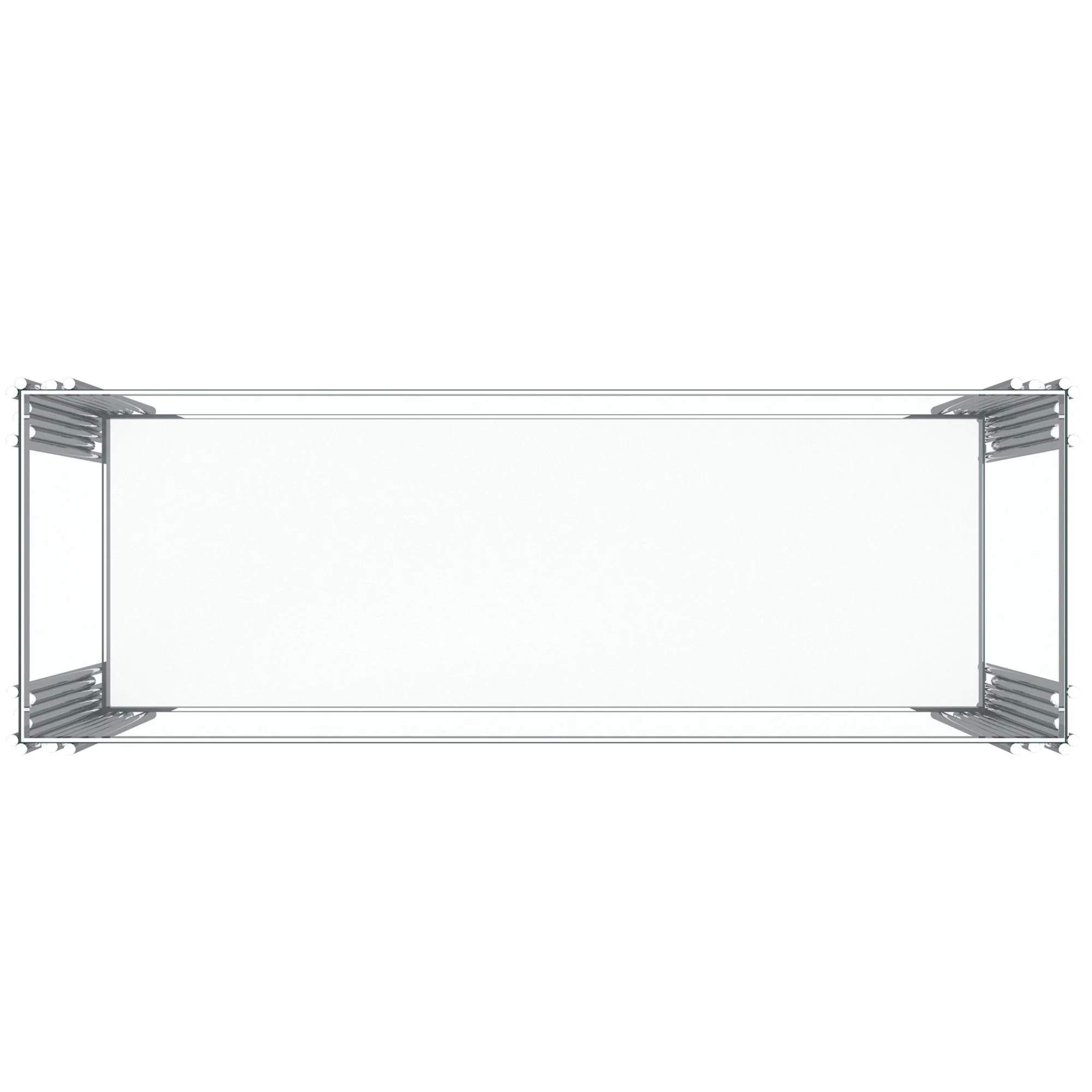 Estrel Console Table in Silver - Image 5