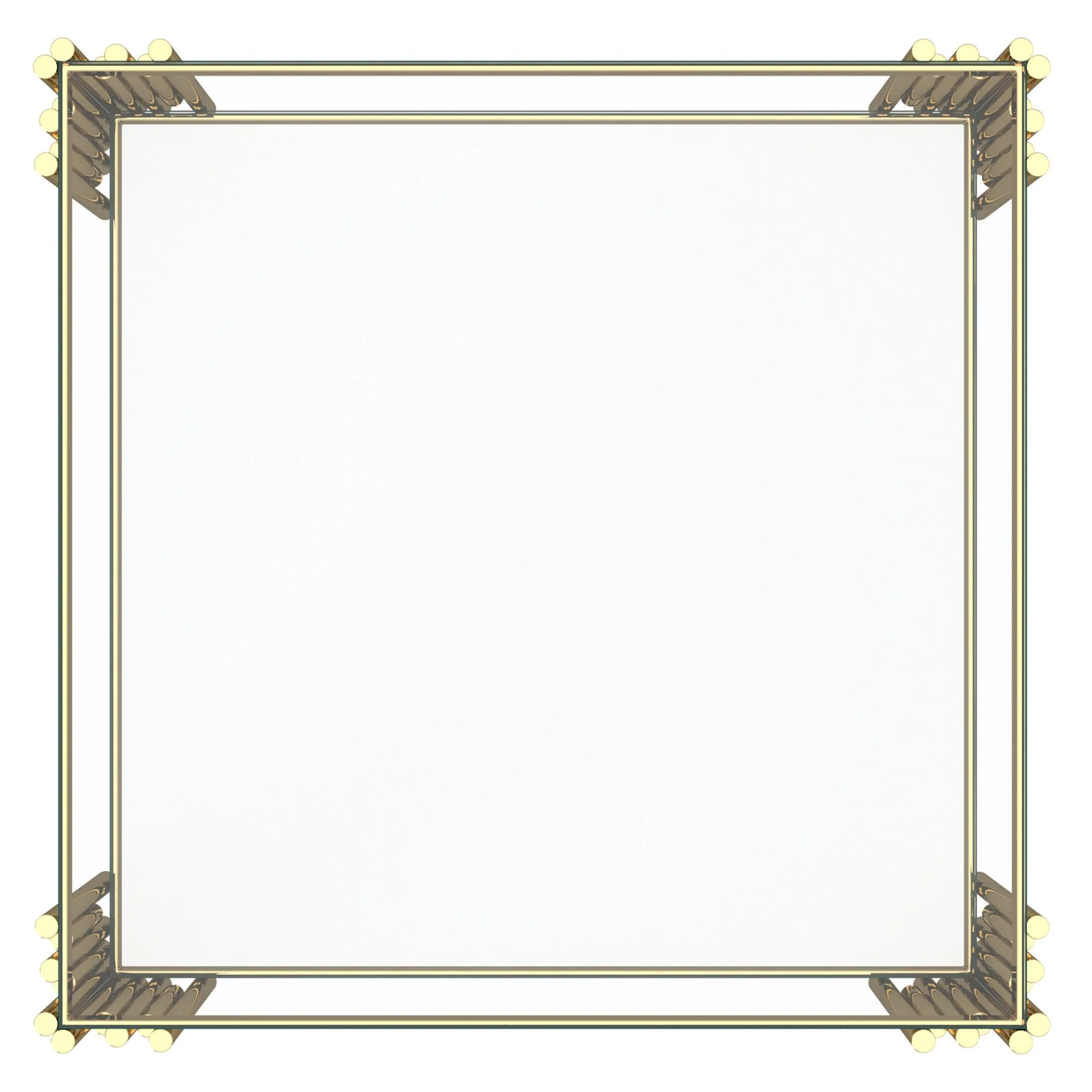 Estrel Large Accent Table in Gold - Image 4