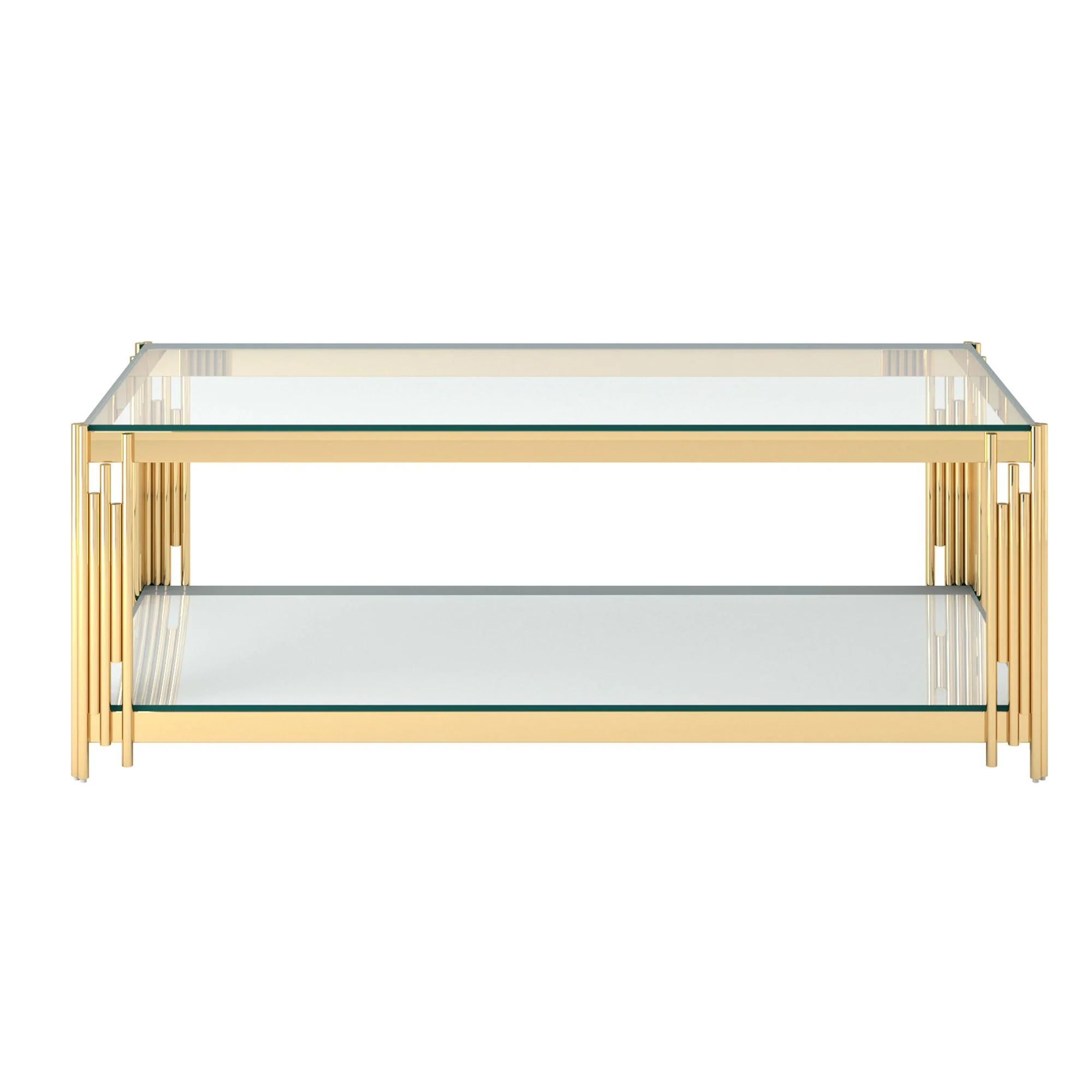 Estrel Rectangular Coffee Table in Gold - Image 3