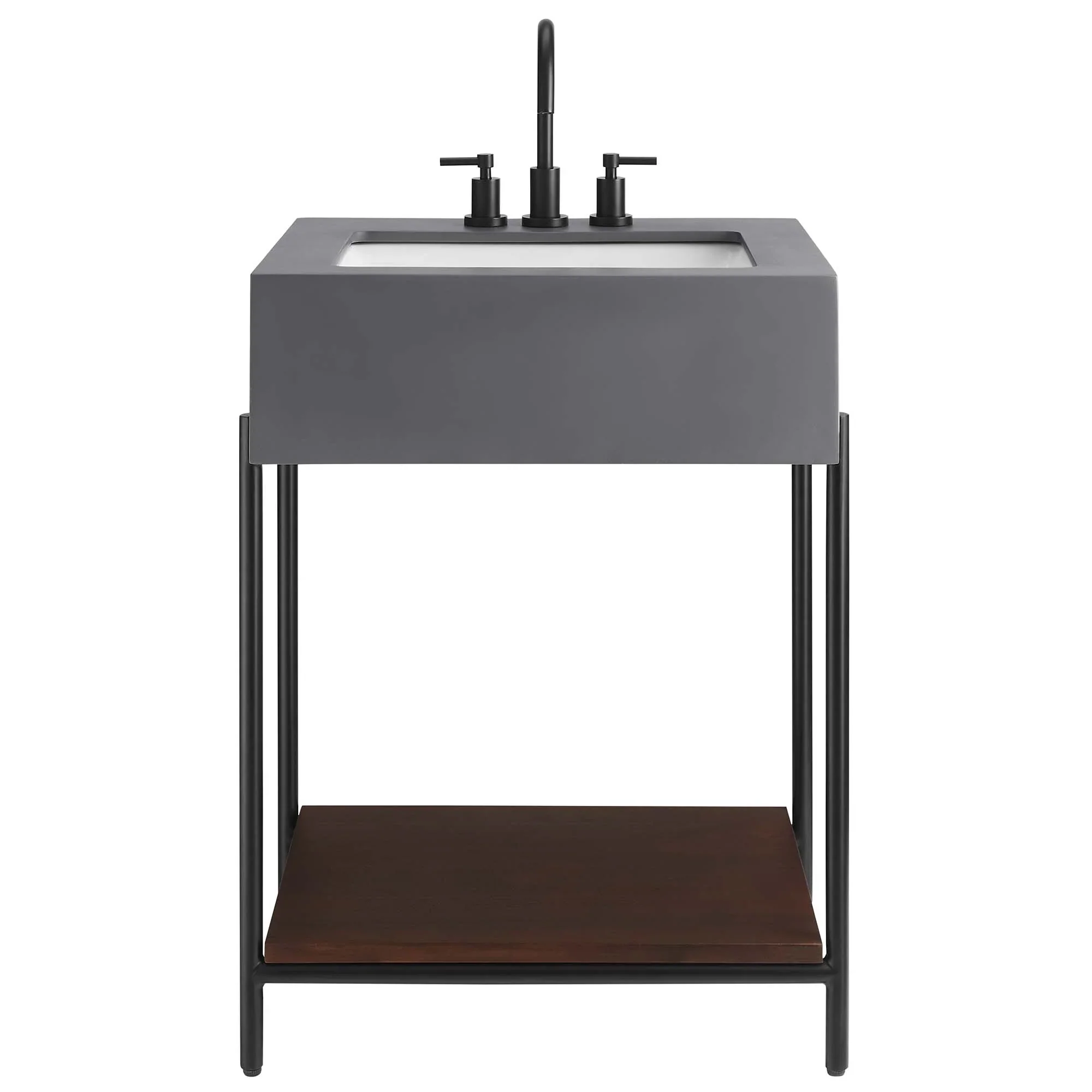 Etch Bathroom Vanity with Sink - Image 4
