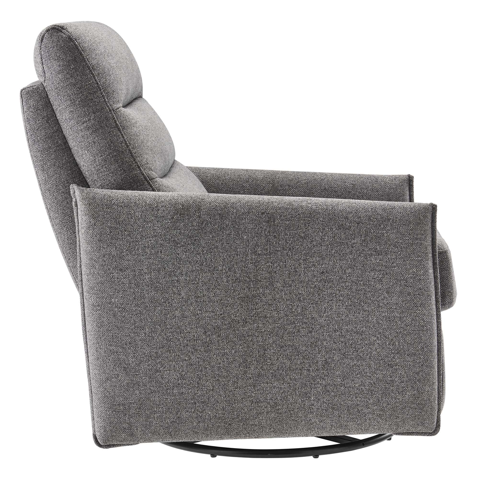 Etta Upholstered Fabric Lounge Chair - Image 15