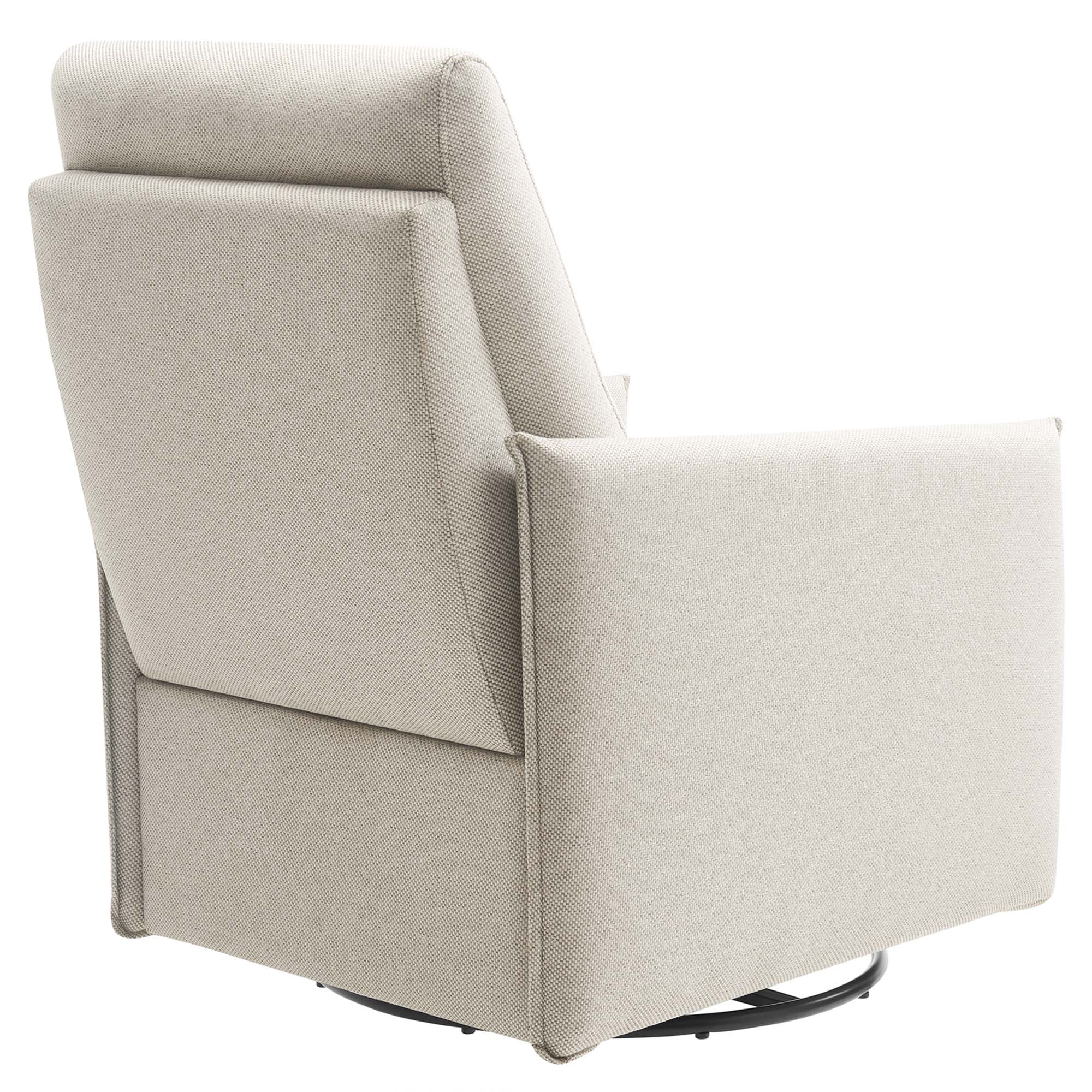 Etta Upholstered Fabric Lounge Chair - Image 7