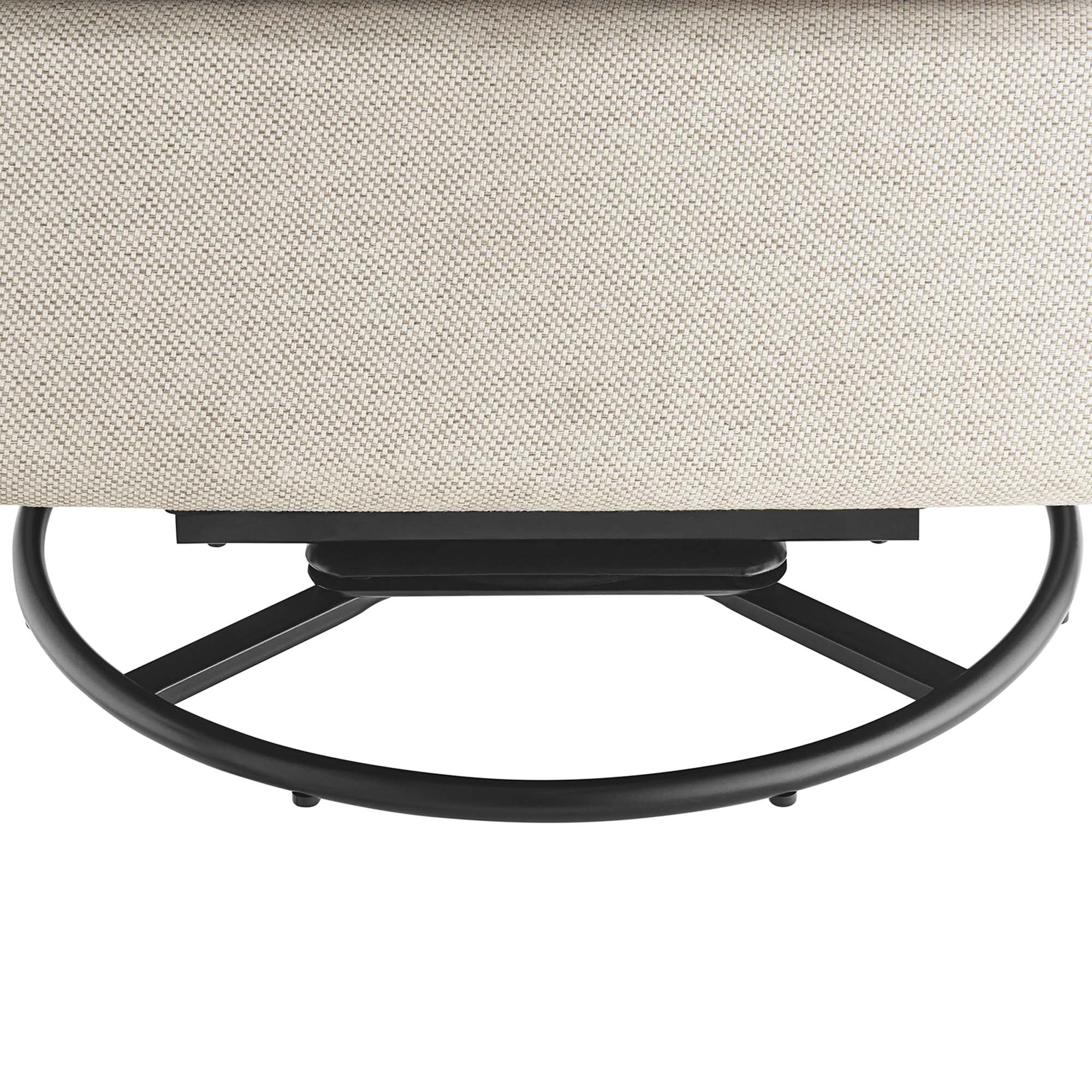 Etta Upholstered Fabric Lounge Chair - Image 9