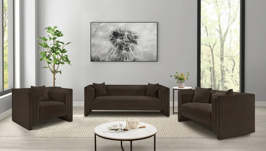 Everett Chenille Fabric Sofa - Image 118
