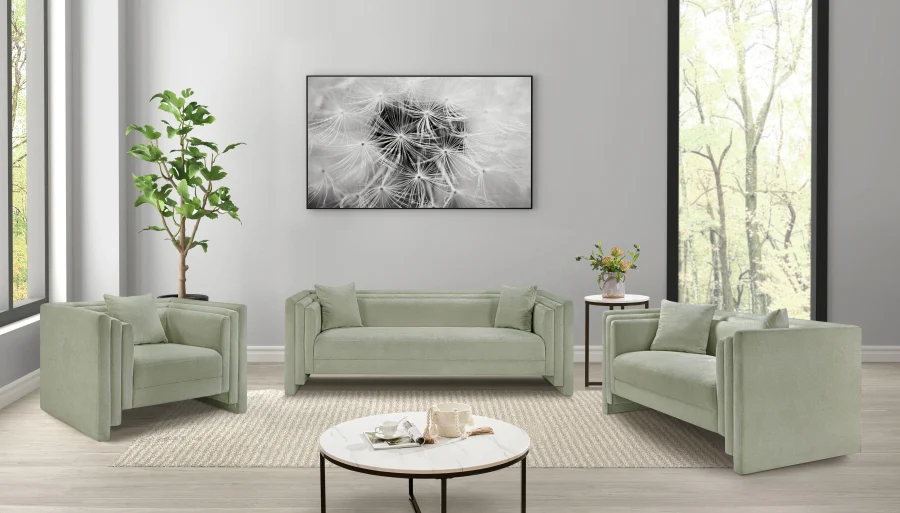 Everett Chenille Fabric Sofa - Image 13