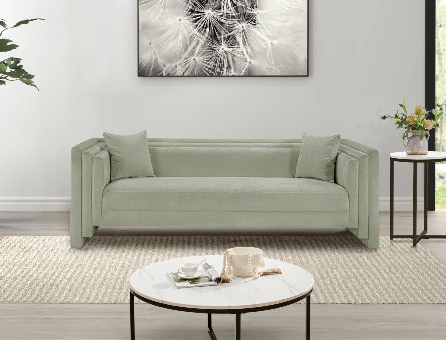 Everett Chenille Fabric Sofa - Image 2