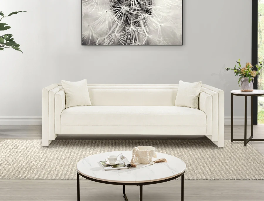 Everett Chenille Fabric Sofa - Image 47