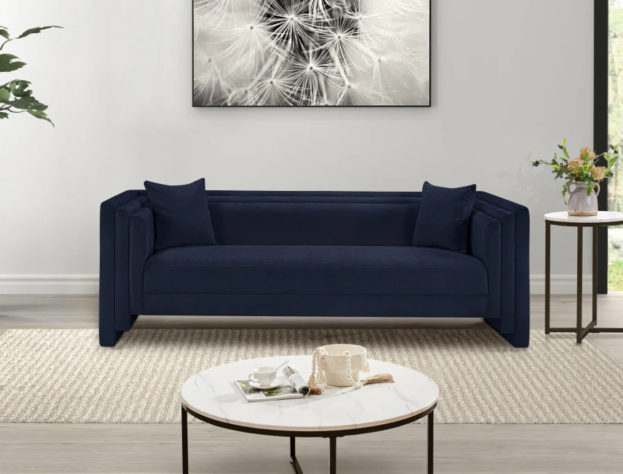 Everett Chenille Fabric Sofa - Image 62