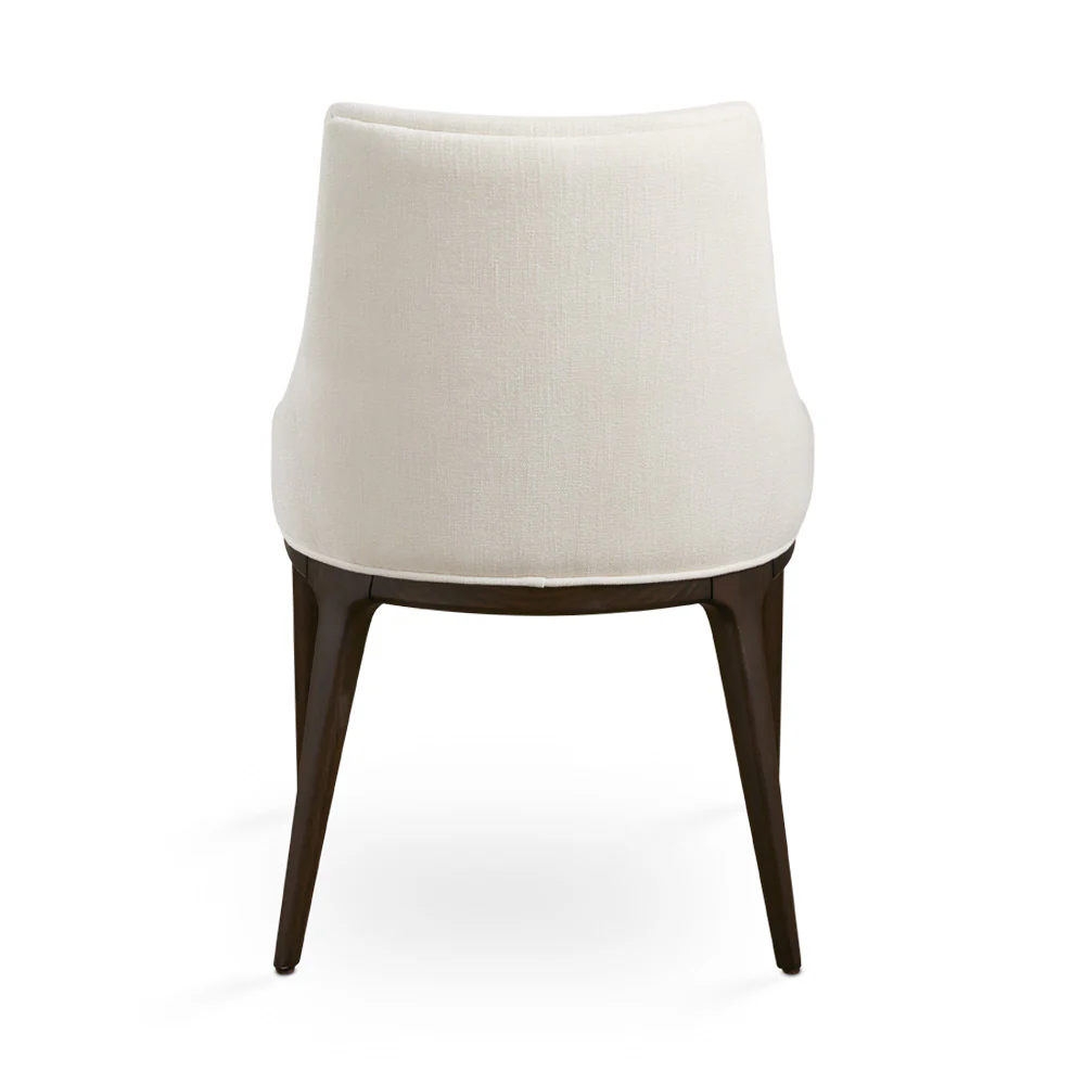 Everett Dining Chair Ivory Linen - Image 3