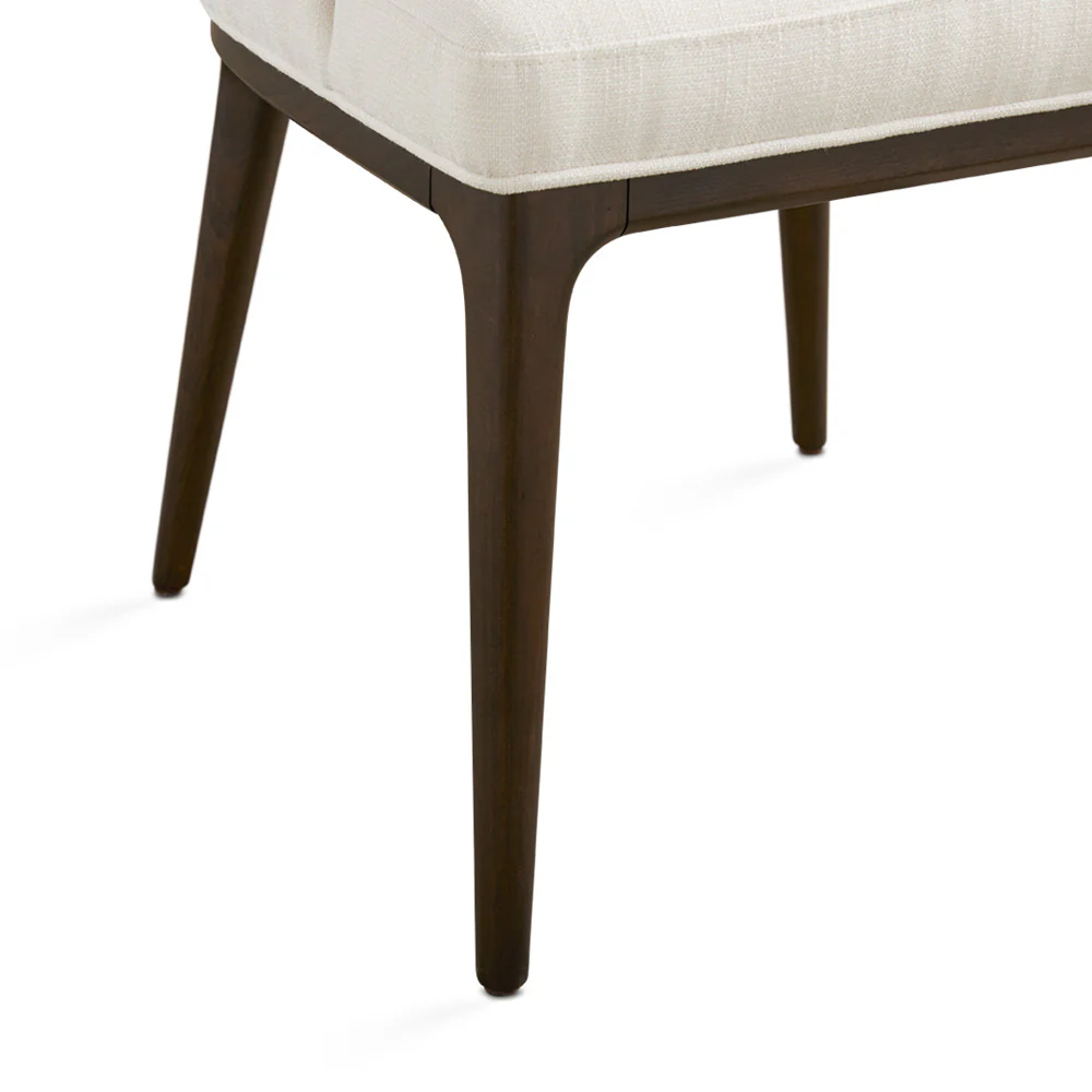 Everett Dining Chair Ivory Linen - Image 4