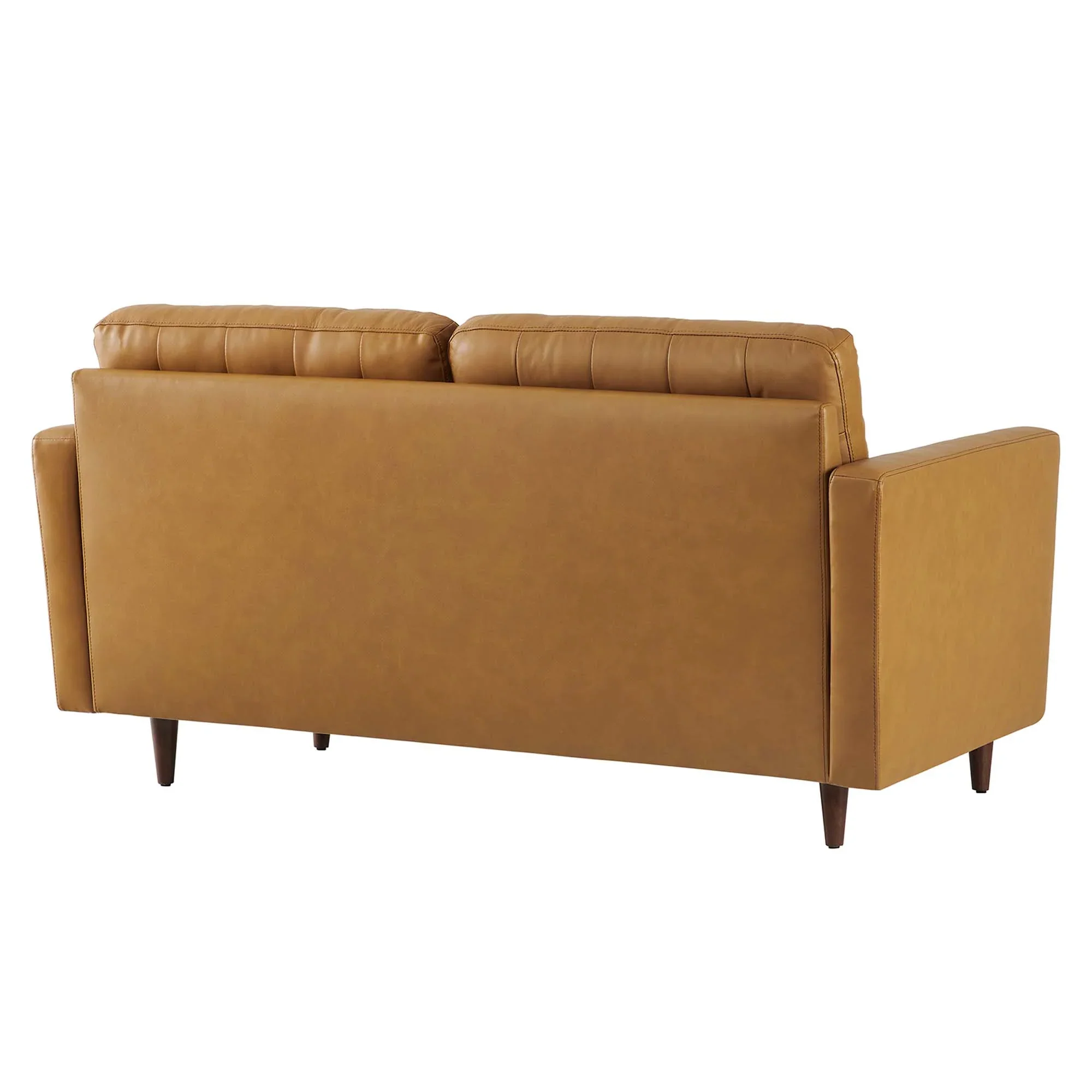 Exalt Tufted Leather Loveseat - Image 5