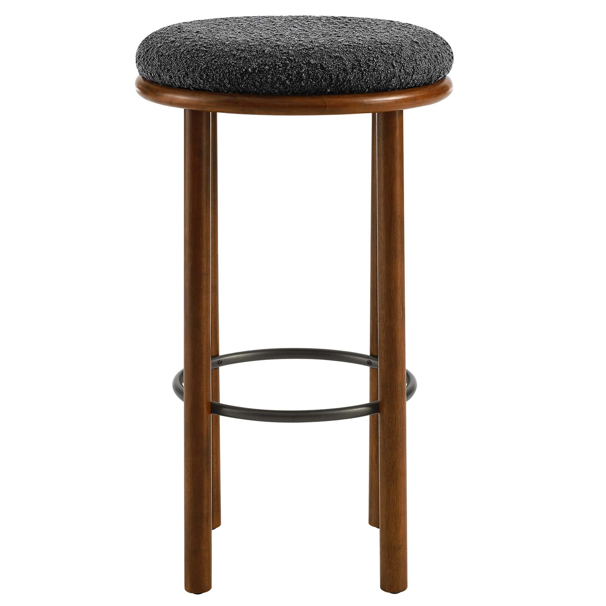Fable Boucle Fabric Bar Stools Set of 2 - Image 13