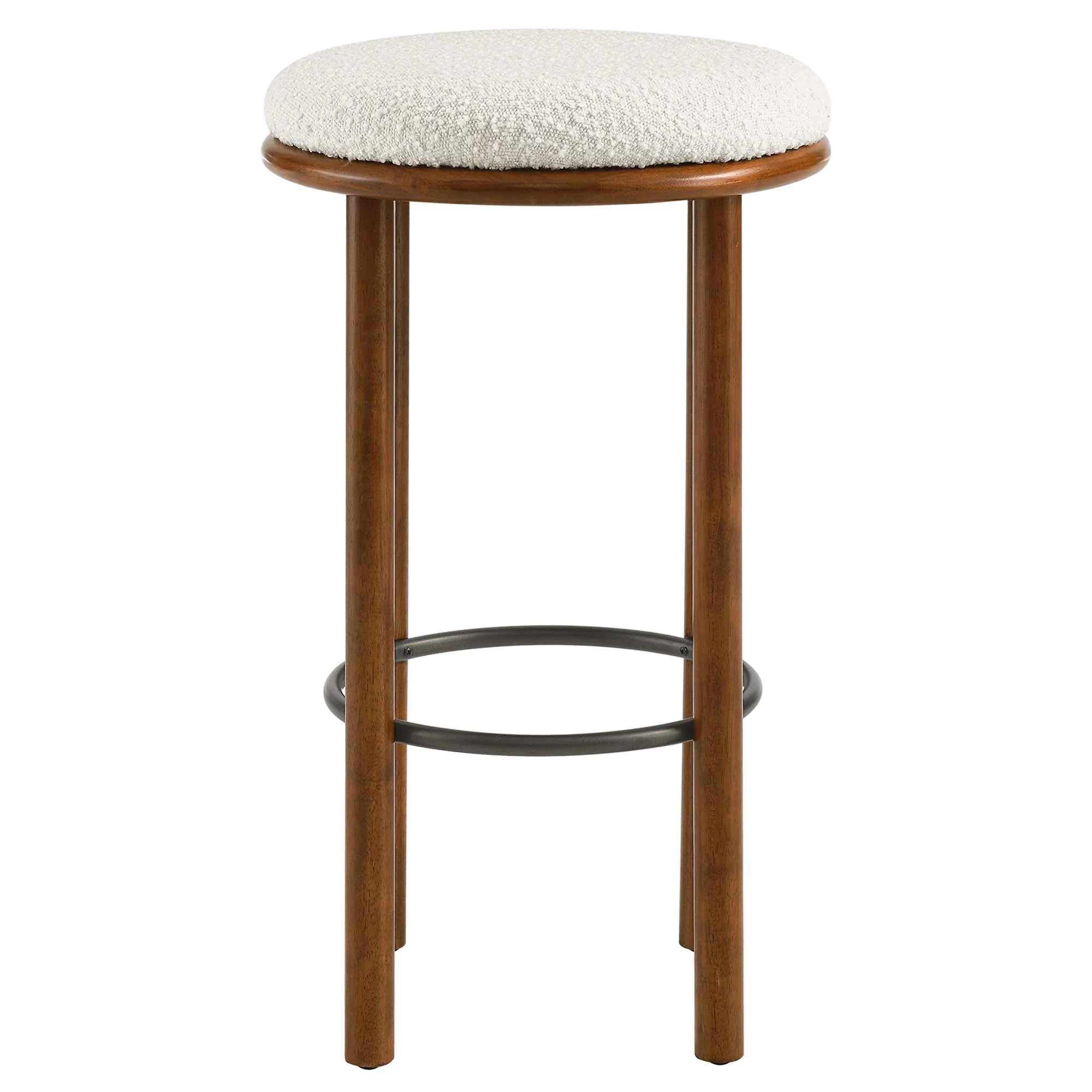 Fable Boucle Fabric Bar Stools Set of 2 - Image 21