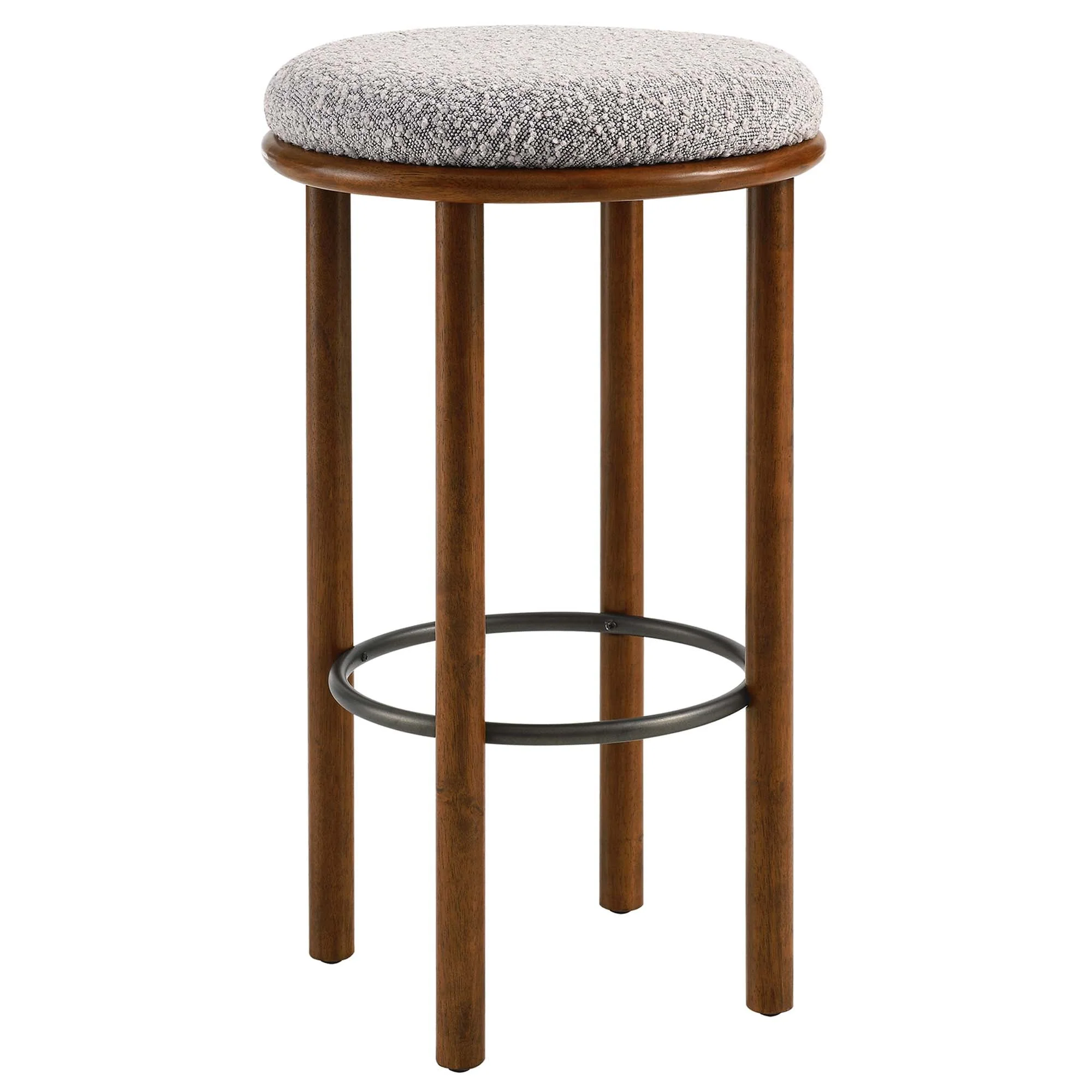Fable Boucle Fabric Bar Stools Set of 2 - Image 28
