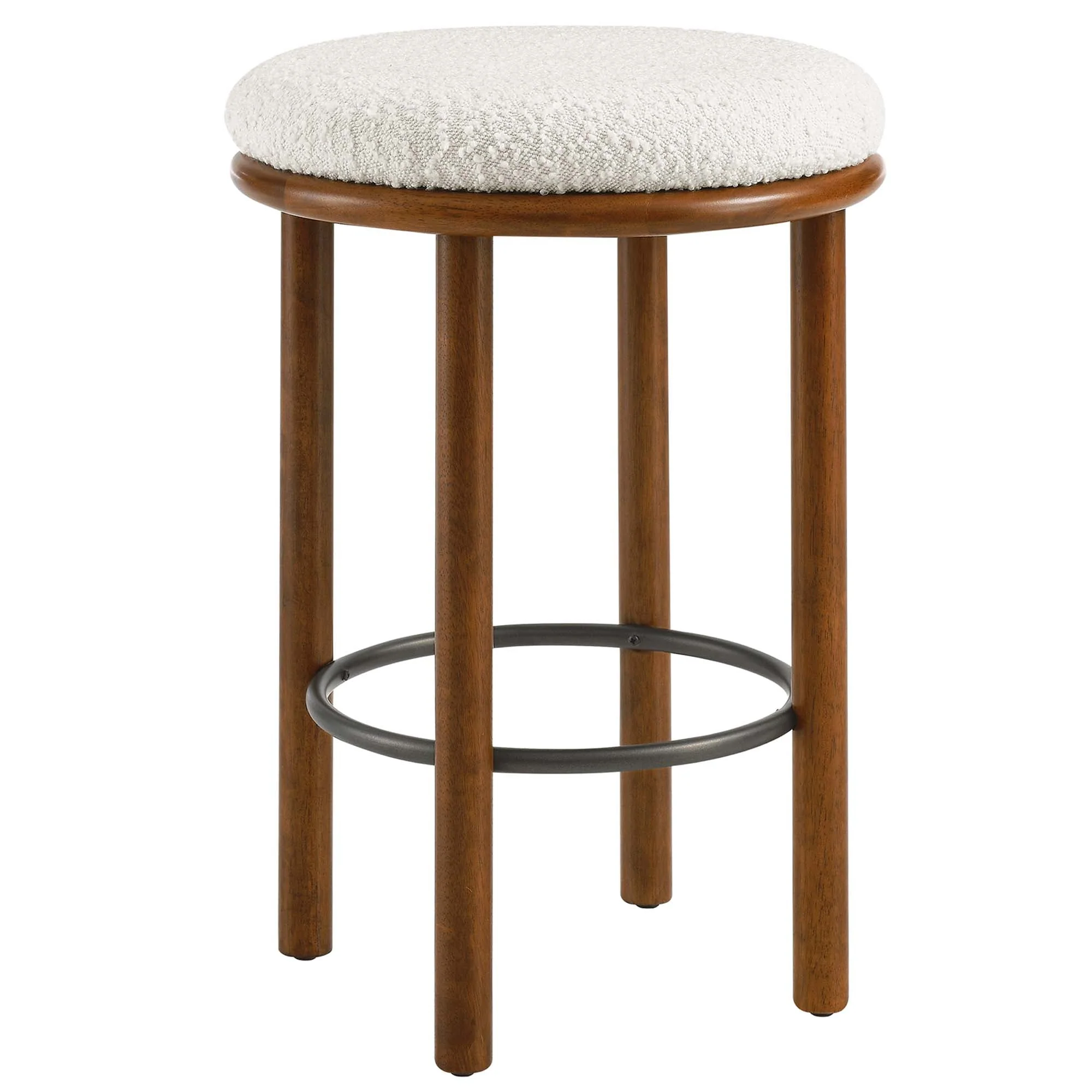Fable Boucle Fabric Counter Stools Set of 2 - Image 20
