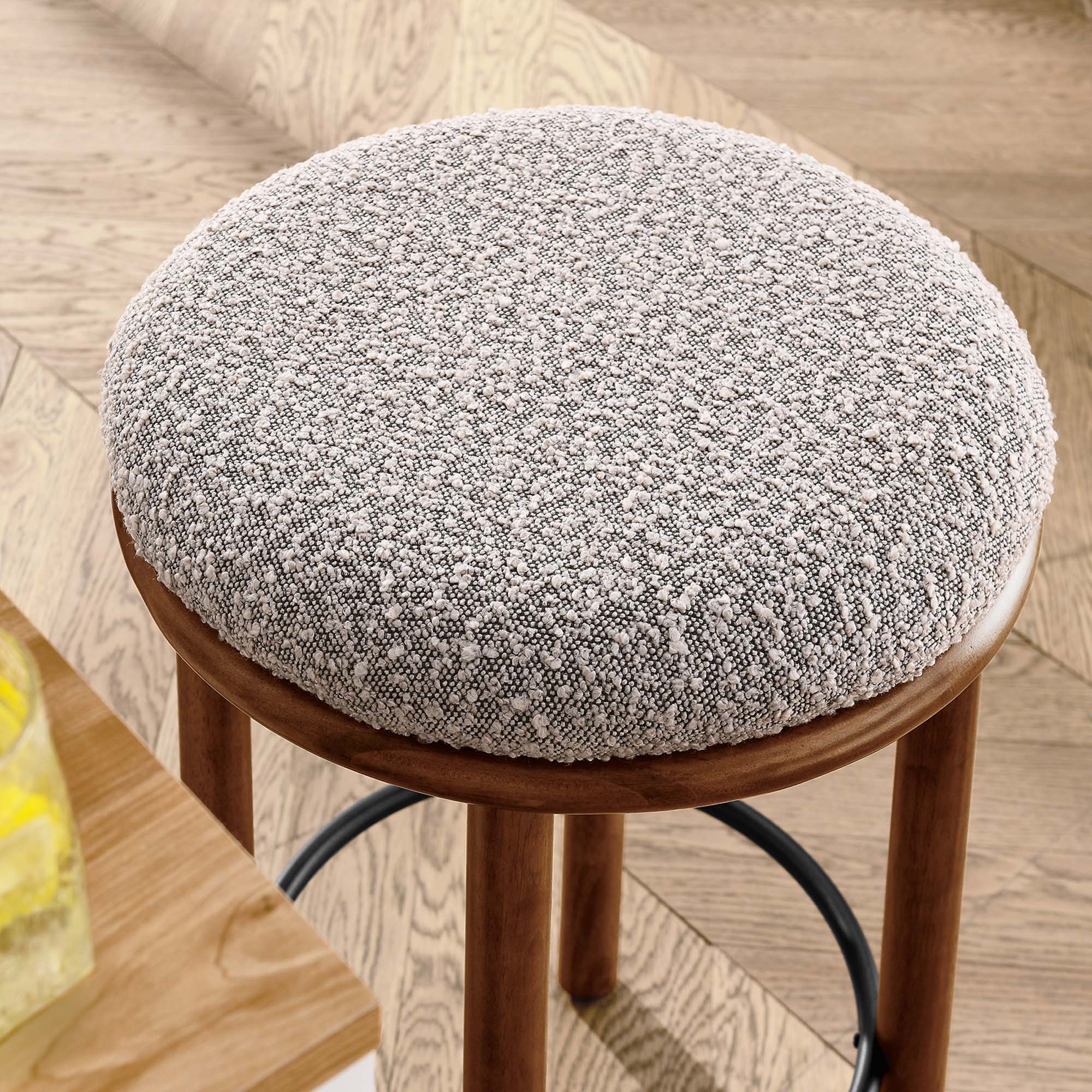 Fable Boucle Fabric Counter Stools Set of 2 - Image 27