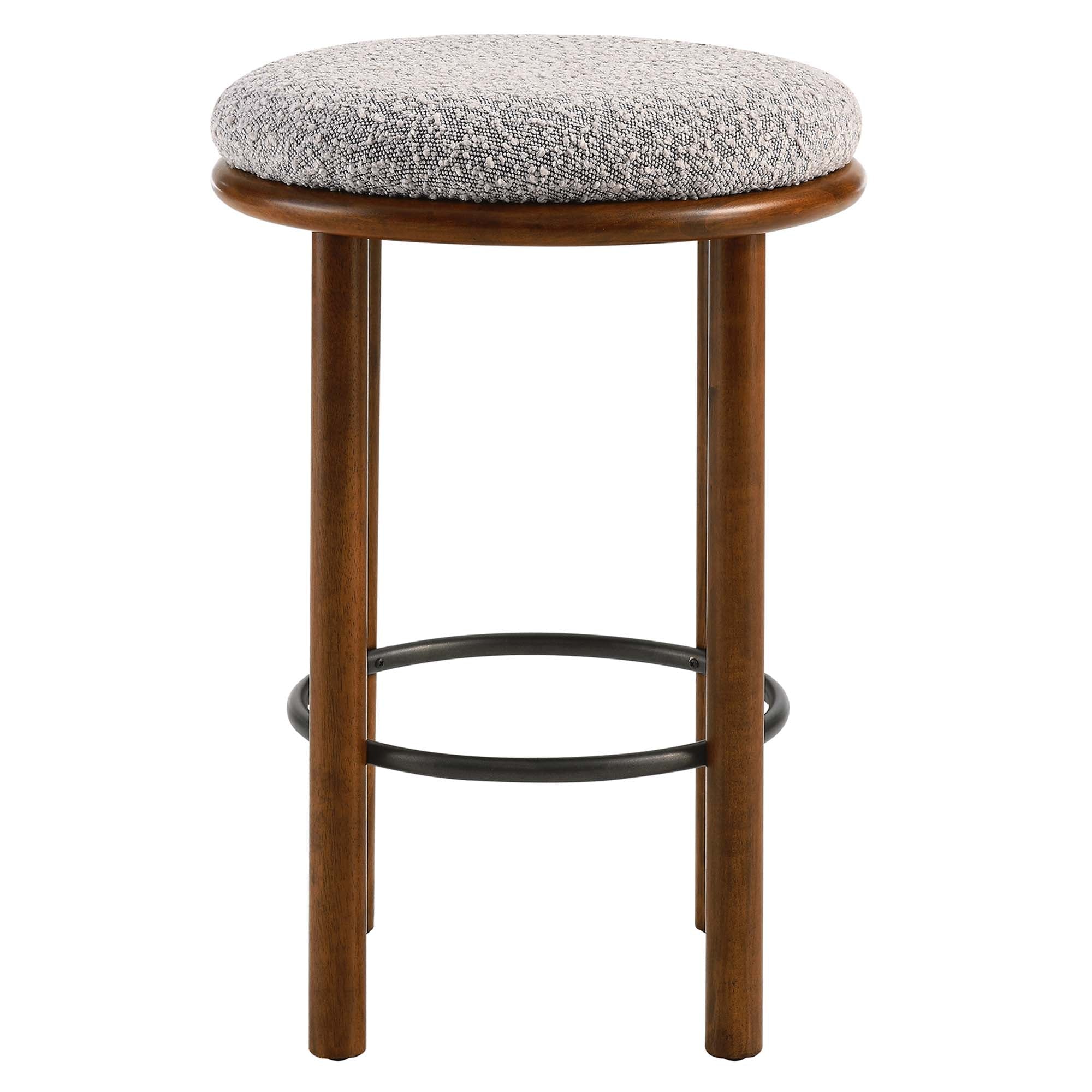 Fable Boucle Fabric Counter Stools Set of 2 - Image 29