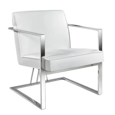 Fairmont  Accent Chair -Taupe Leatherette - Image 5