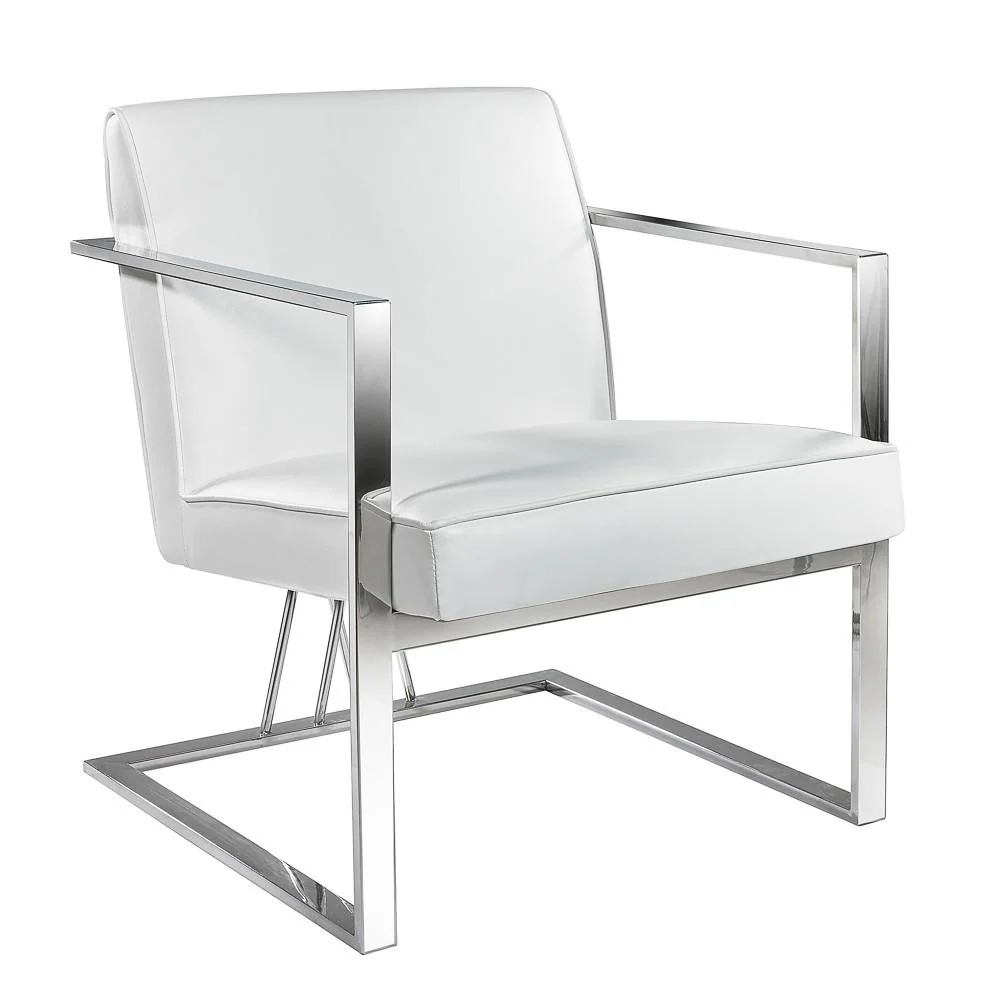 Fairmont  Accent Chair -Taupe Leatherette - Image 6