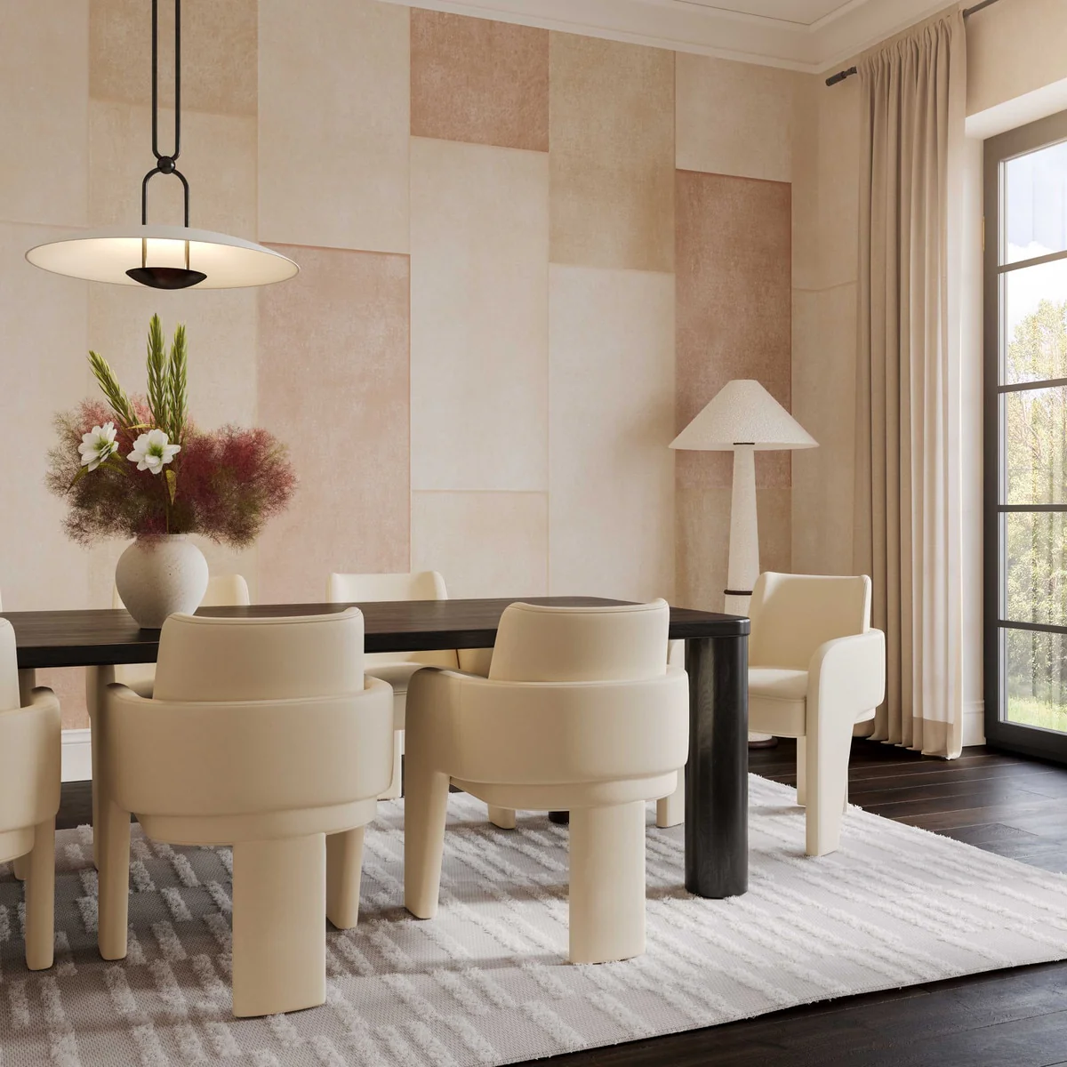 Faith Boucle Floor Lamp - Image 4