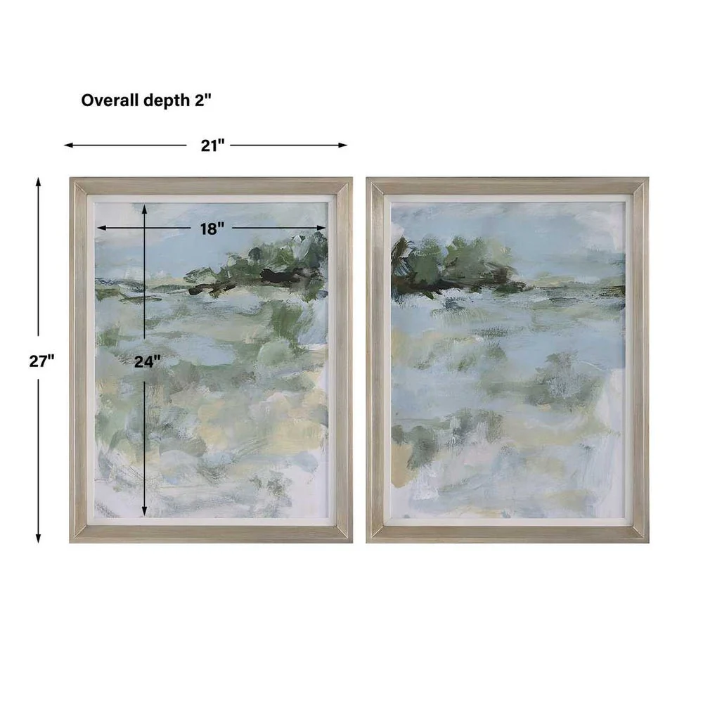 Far Away View Framed Prints, S/2 - Image 7