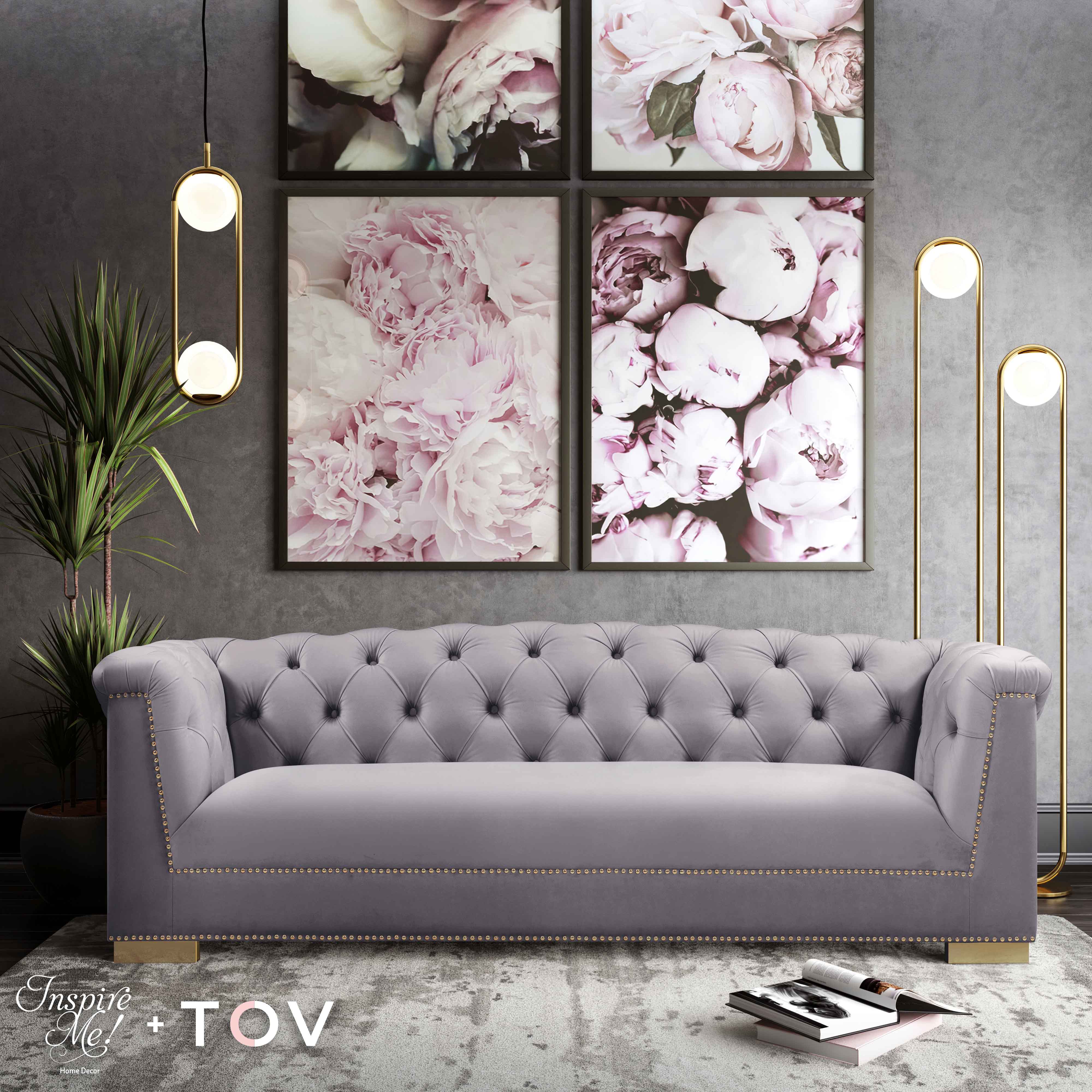 Farah 91" Performance Velvet Sofa - Image 14