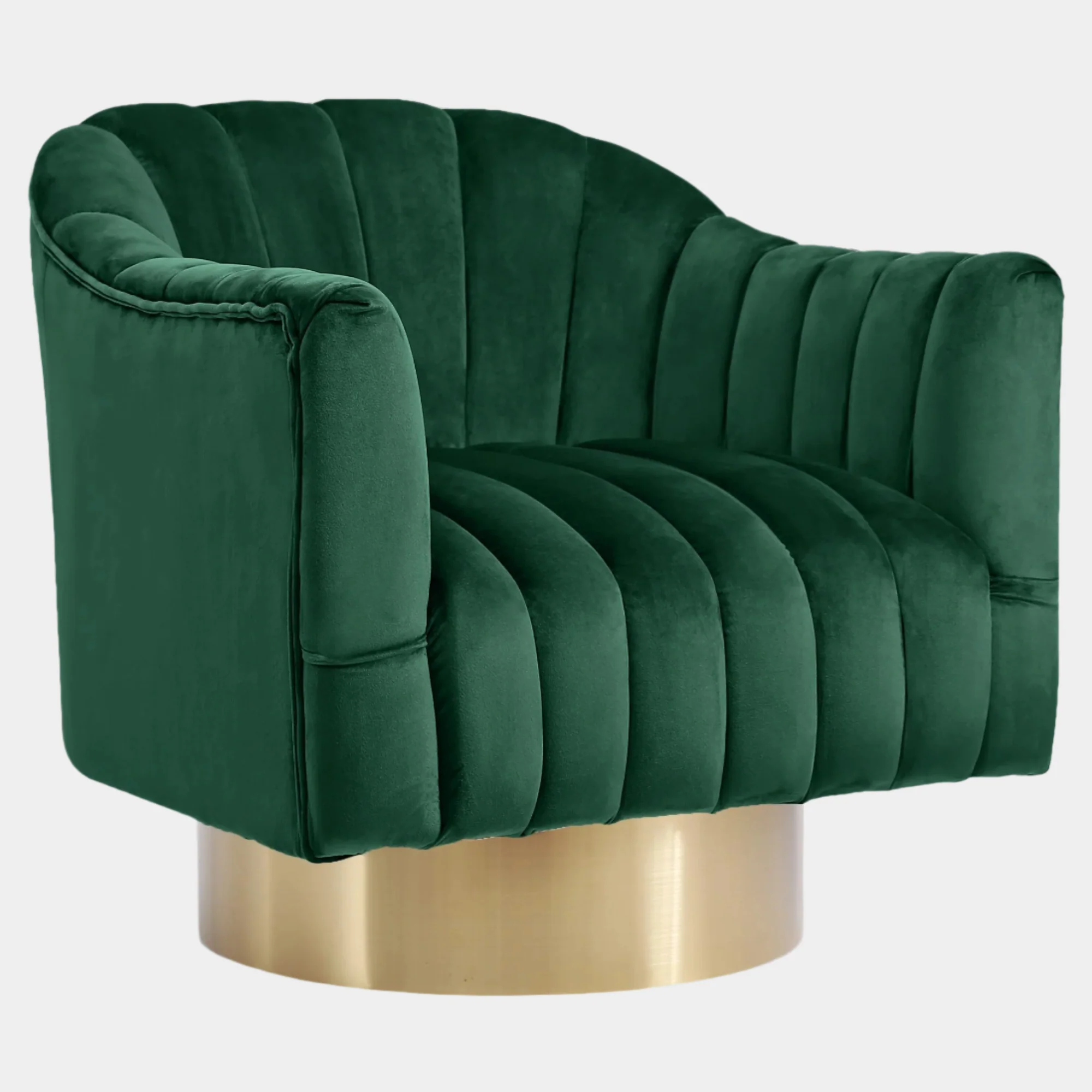 Farrah Velvet Upholstered Swivel Accent Chair - Image 19