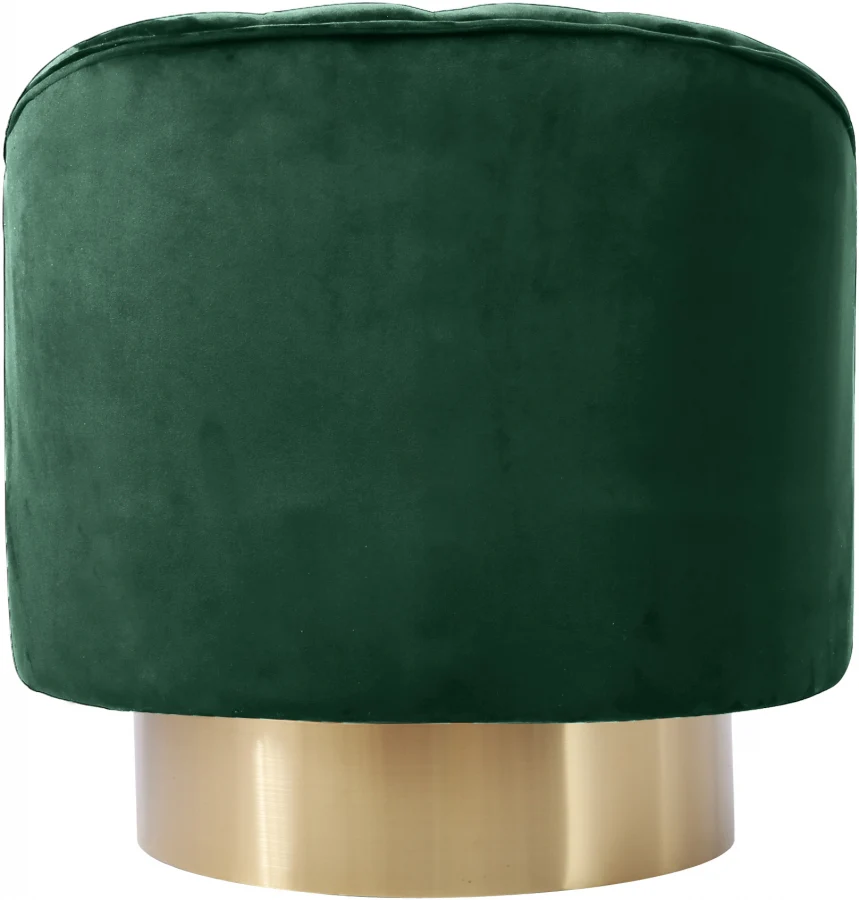 Farrah Velvet Upholstered Swivel Accent Chair - Image 21
