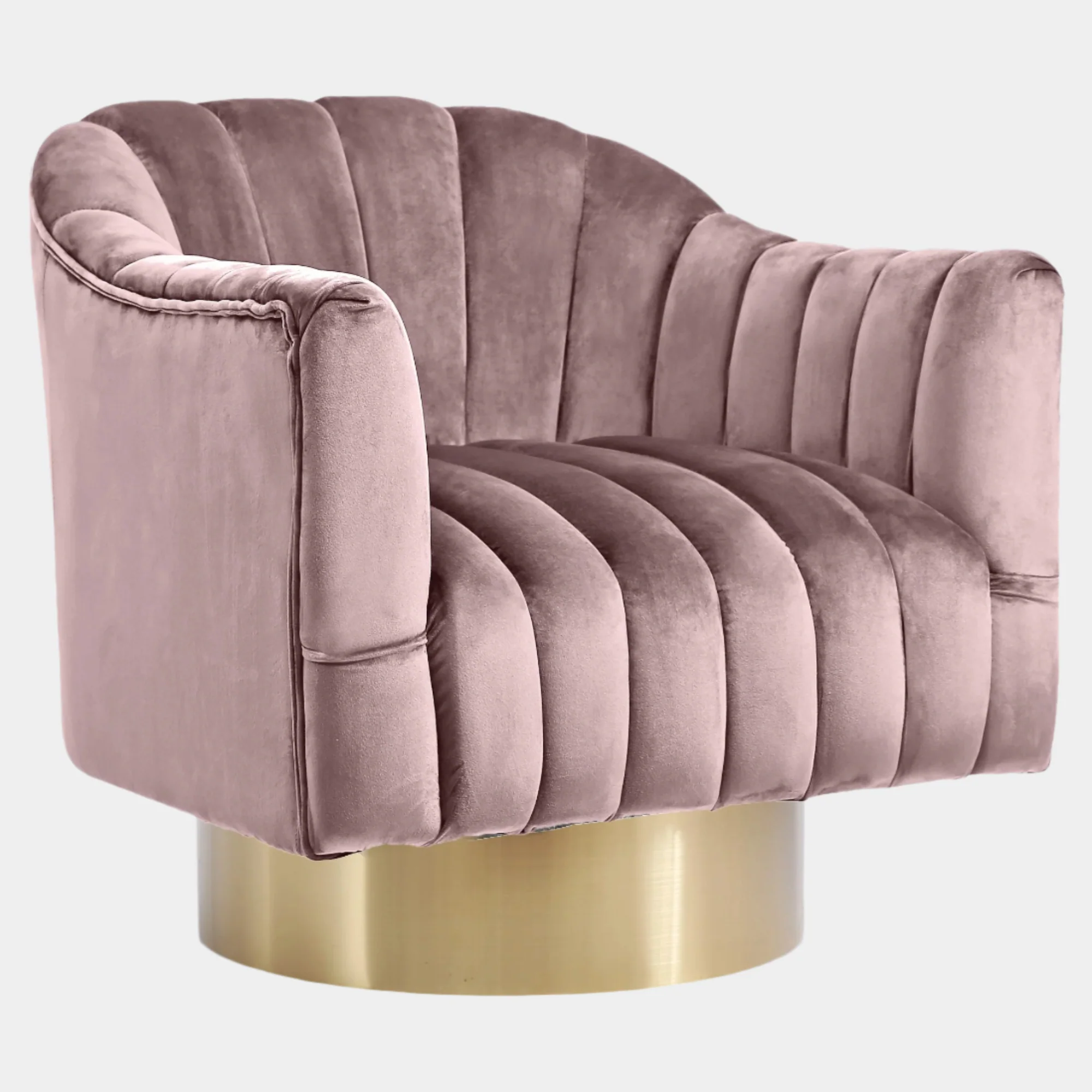 Farrah Velvet Upholstered Swivel Accent Chair - Image 25