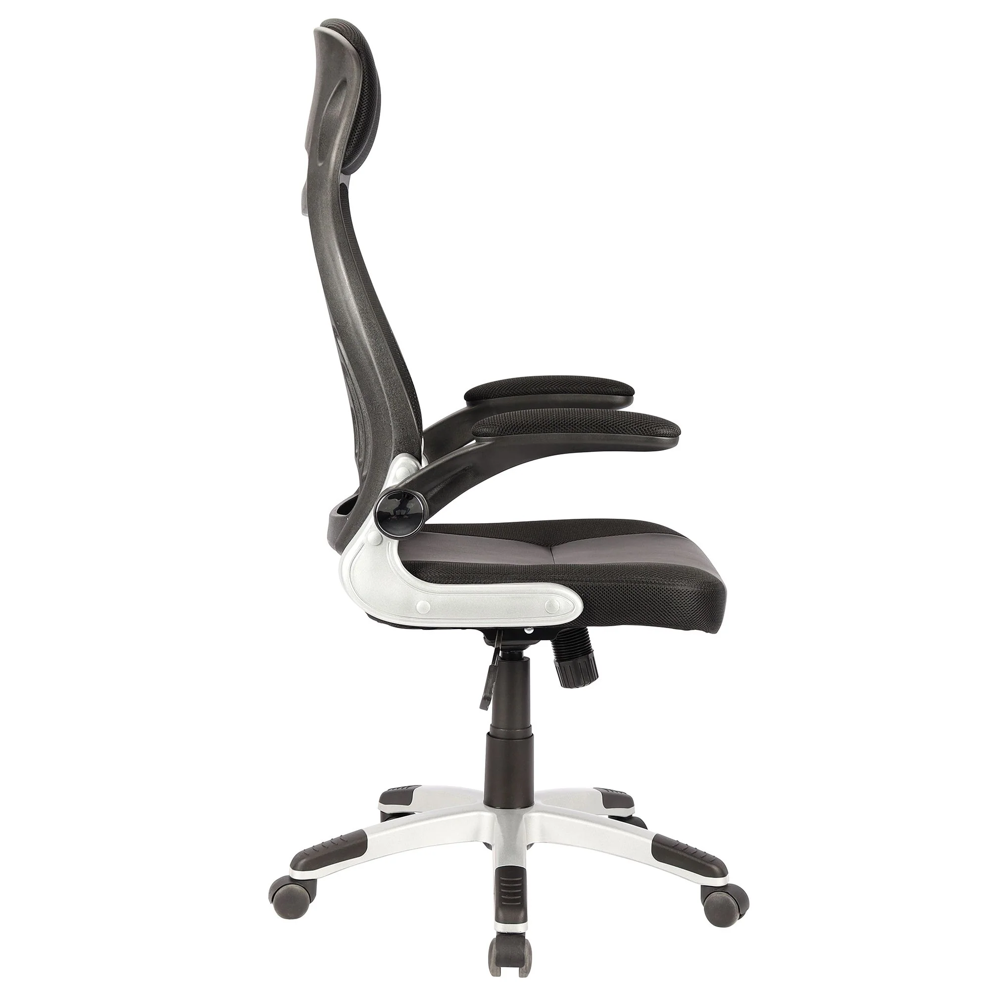 Figo Office Chair in Grey and Black - Image 4