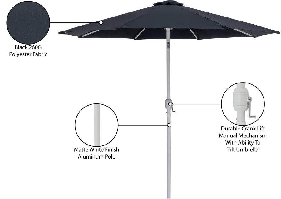 Fiji Water Resistant Fabric And Aluminum Patio Umbrella - Image 12