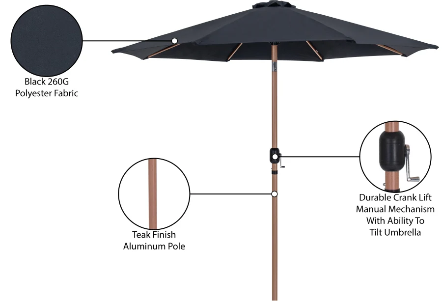Fiji Water Resistant Fabric And Aluminum Patio Umbrella - Image 11