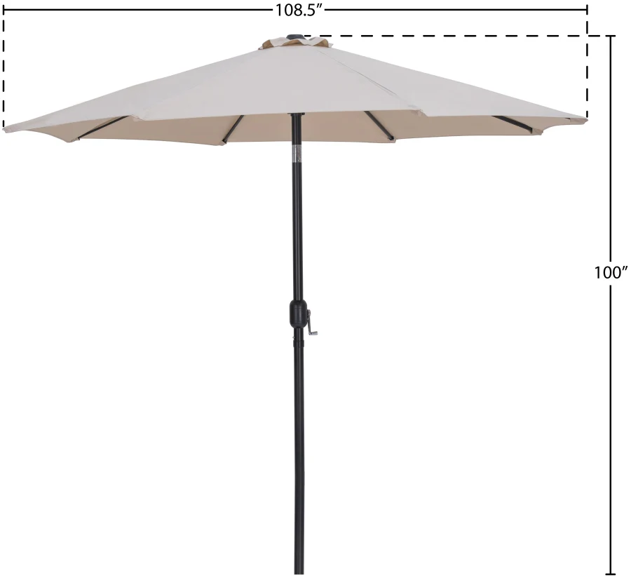 Fiji Water Resistant Fabric And Aluminum Patio Umbrella - Image 40