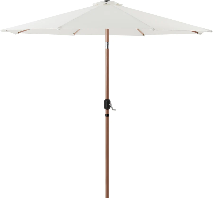 Fiji Water Resistant Fabric And Aluminum Patio Umbrella With Base Set - Image 17