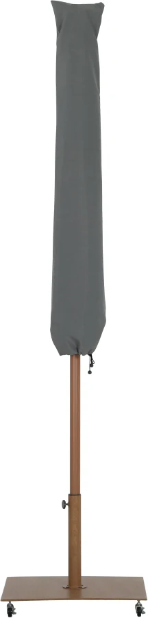 Fiji Water Resistant Fabric And Aluminum Patio Umbrella With Base Set - Image 29