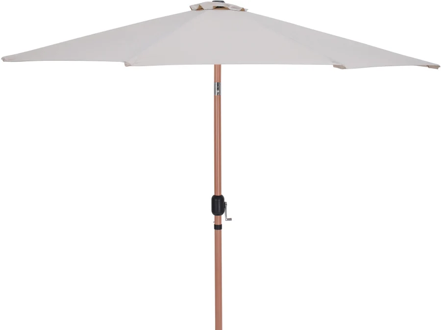 Fiji Water Resistant Fabric And Aluminum Patio Umbrella With Base Set - Image 57