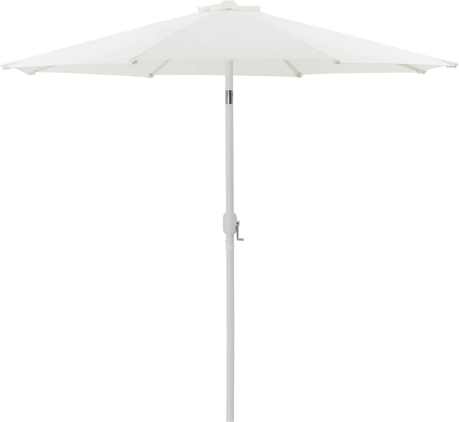 Fiji Water Resistant Fabric And Aluminum Patio Umbrella With Base Set - Image 37