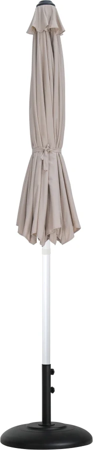 Fiji Water Resistant Fabric And Aluminum Patio Umbrella With Base Set - Image 79
