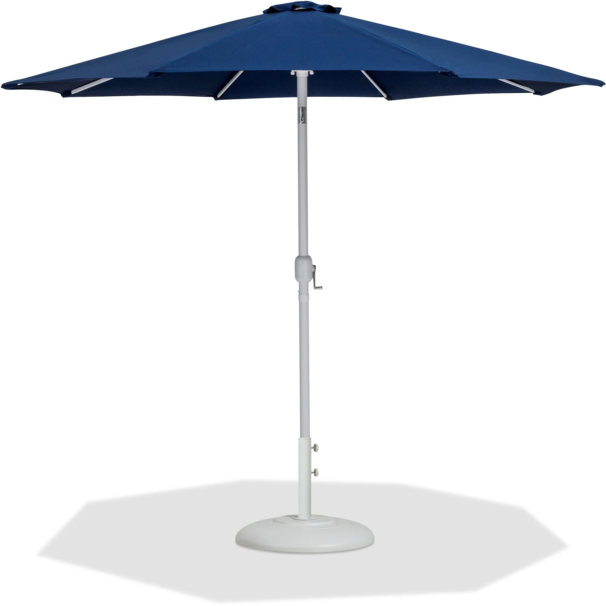 Fiji Water Resistant Fabric And Aluminum Patio Umbrella With Base Set - Image 52