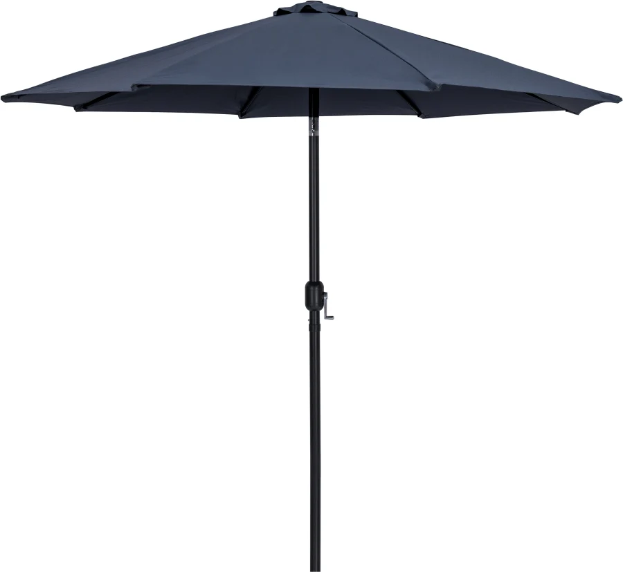 Fiji Water Resistant Fabric And Aluminum Patio Umbrella With Base Set - Image 20