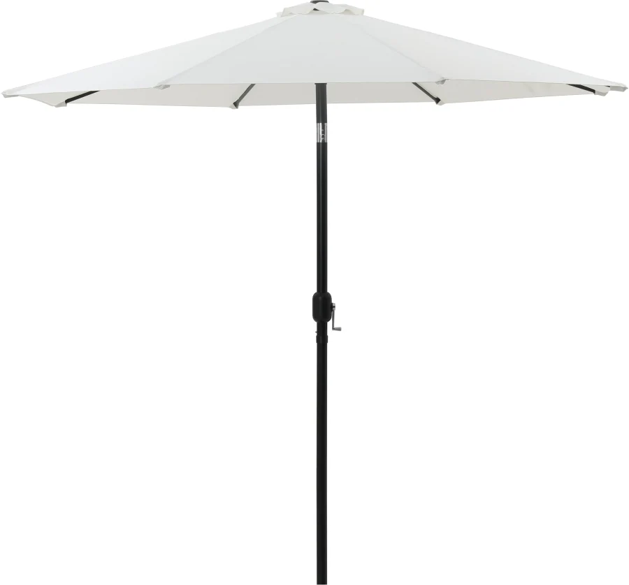 Fiji Water Resistant Fabric And Aluminum Patio Umbrella With Base Set - Image 36
