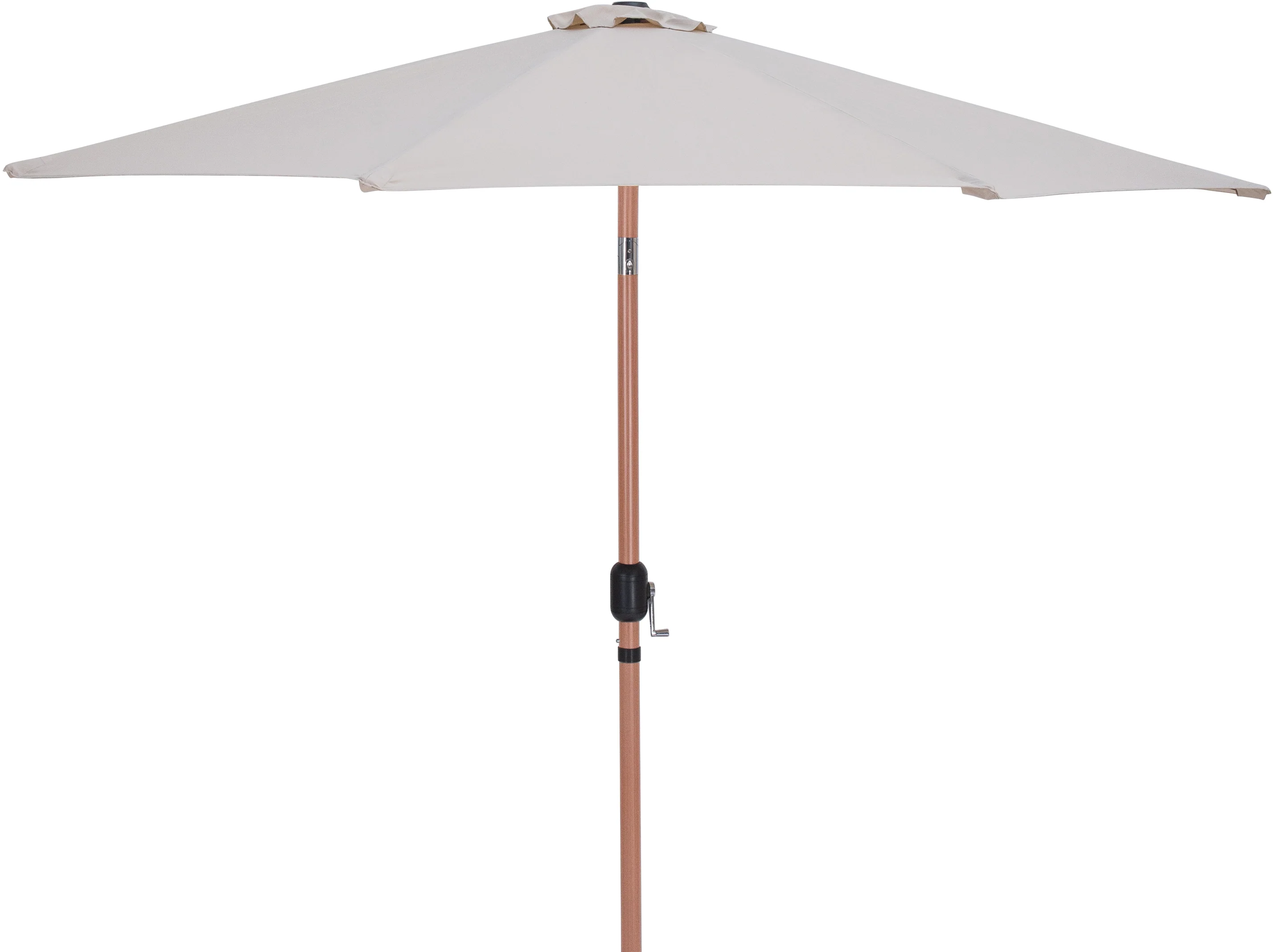 Fiji Water Resistant Fabric And Aluminum Patio Umbrella With Base Set - Image 69