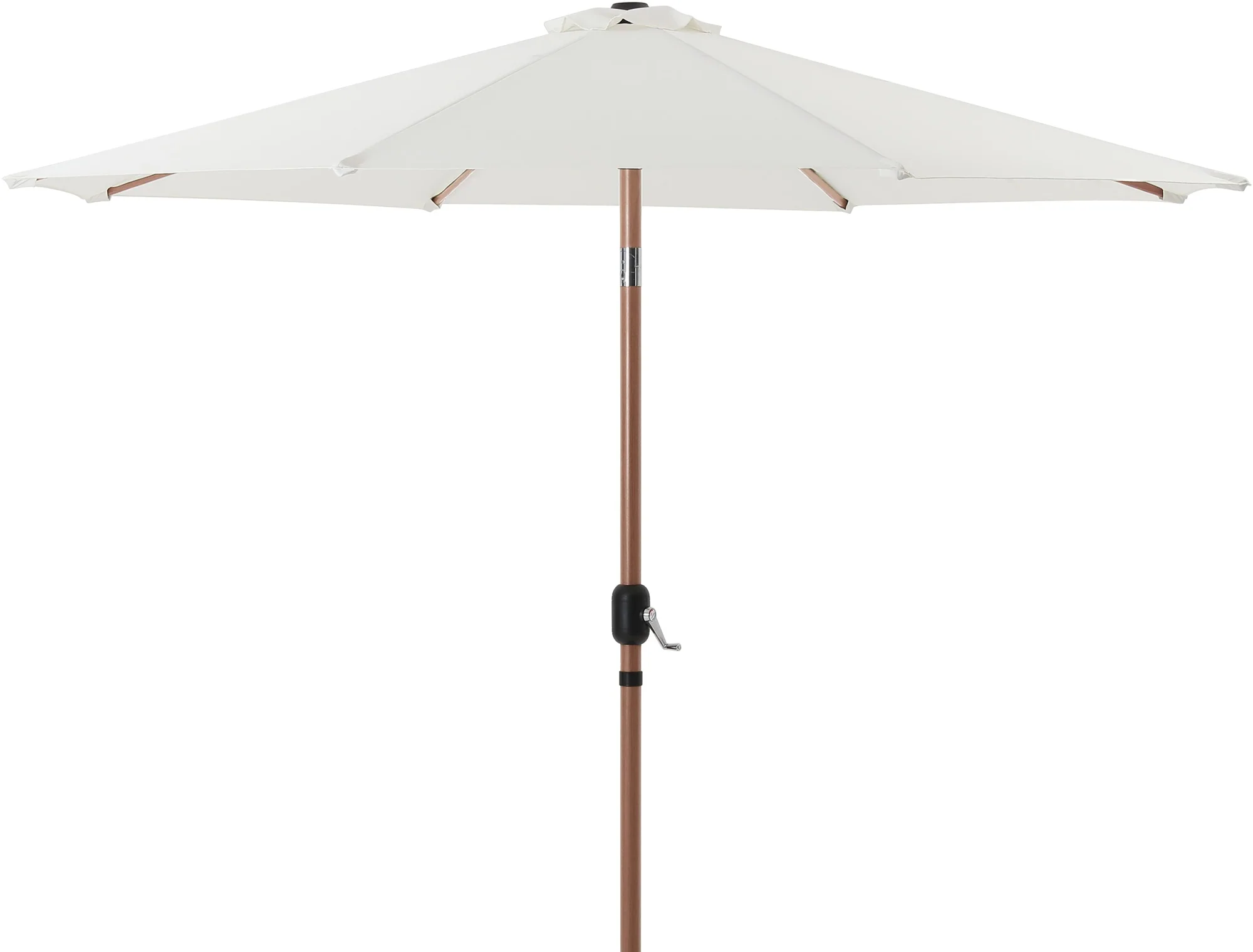 Fiji Water Resistant Fabric And Aluminum Patio Umbrella With Base Set - Image 22