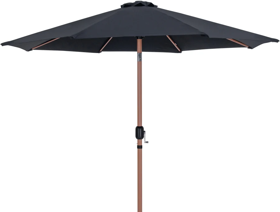 Fiji Water Resistant Fabric And Aluminum Patio Umbrella With Base Set - Image 3