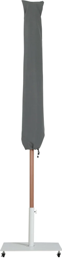 Fiji Water Resistant Fabric And Aluminum Patio Umbrella With Base Set - Image 71