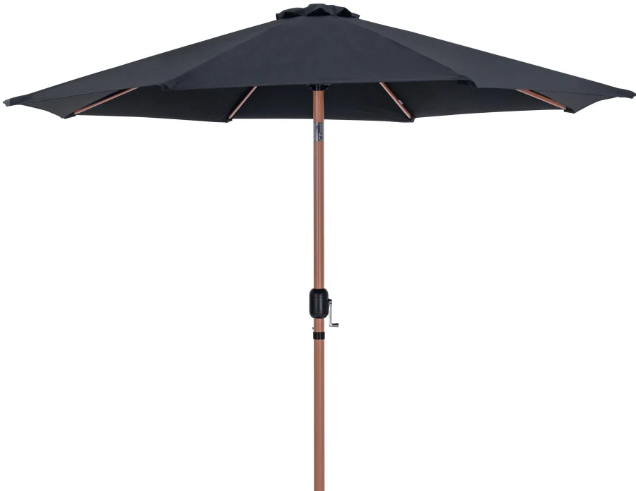 Fiji Water Resistant Fabric And Aluminum Patio Umbrella With Base Set - Image 3