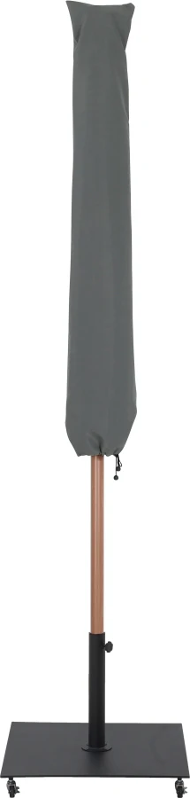 Fiji Water Resistant Fabric And Aluminum Patio Umbrella With Base Set - Image 34